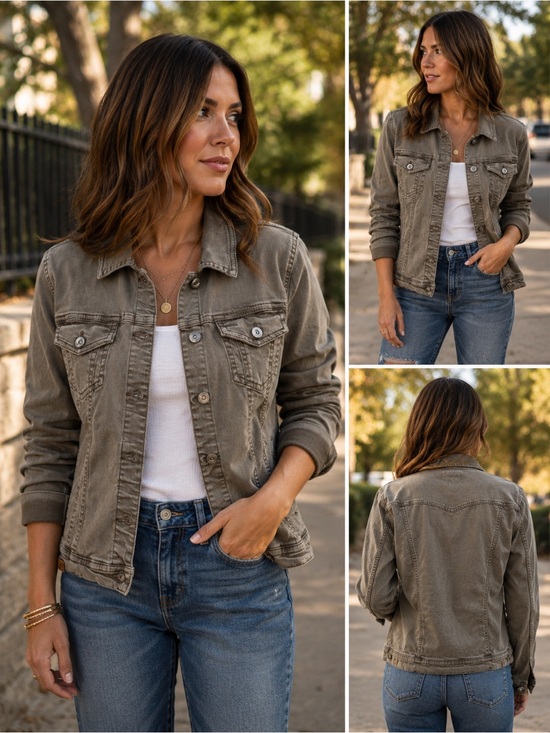 BKE Jackets & Blazers - BKE Buckle Size Medium Woman’s Denim Jean Jacket